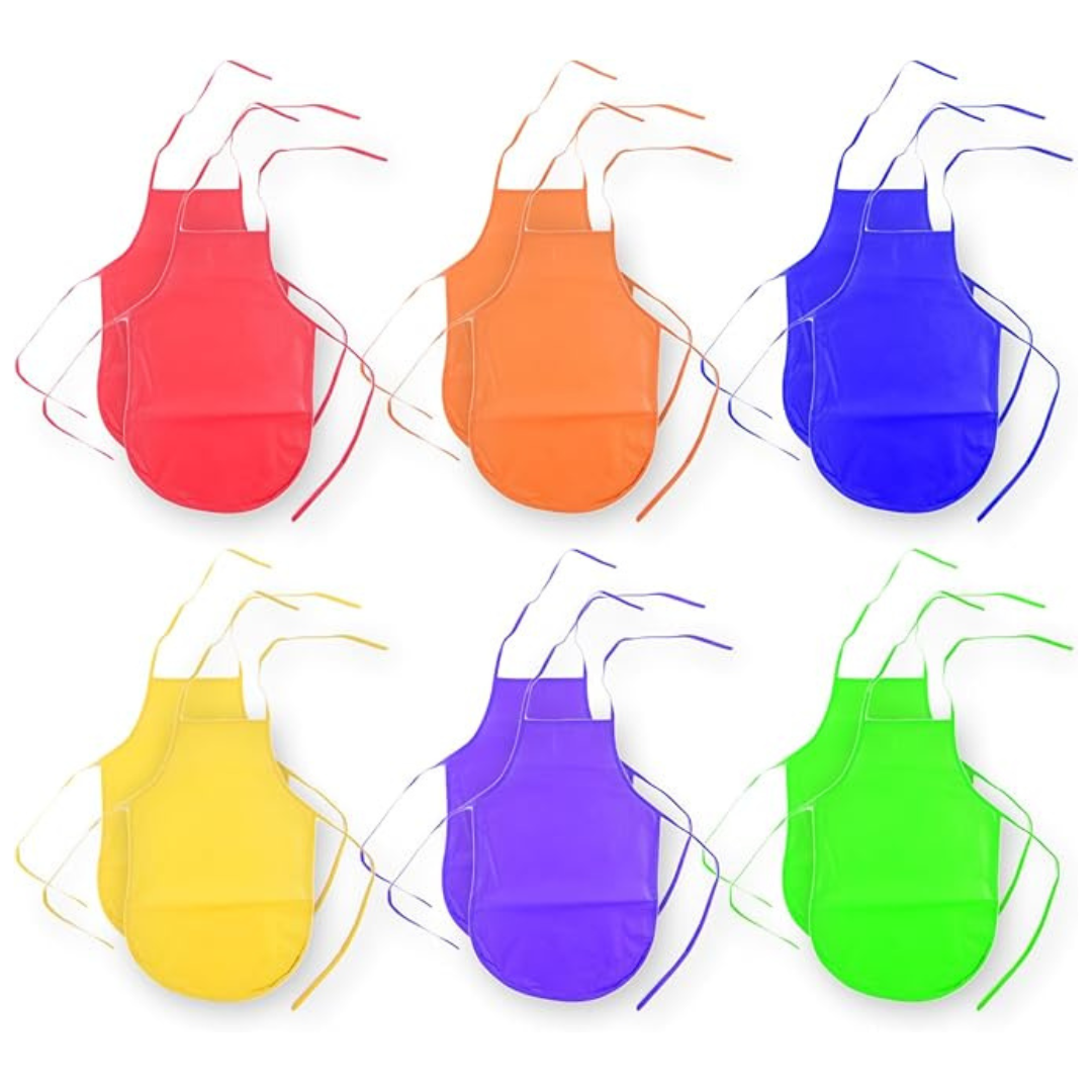 12-Piece Super Z Outlet Children's Artist Fabric Aprons (Assorted)