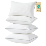 Set Of 4 Jollyvogue Standard Size Bed Pillows