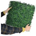 12- Piece 20" x 20" Artificial Boxwood Panels