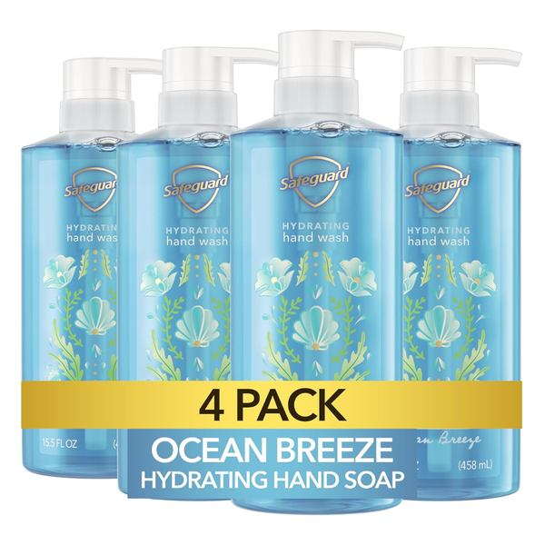 4-Pack 15.5 oz Liquid Hand Soap With Skin Conditioners