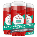 3-Pack 3oz Old Spice Men's Aluminum Free Deodorant Stick (2 Scents)