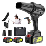 Cordless 600000RPM Handheld Leaf Blower W/ Batteries & Charger