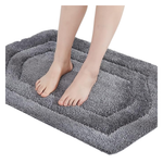 17" x 27" Anti-Slip Yarn Shaggy Extra Thick Bath Rugs