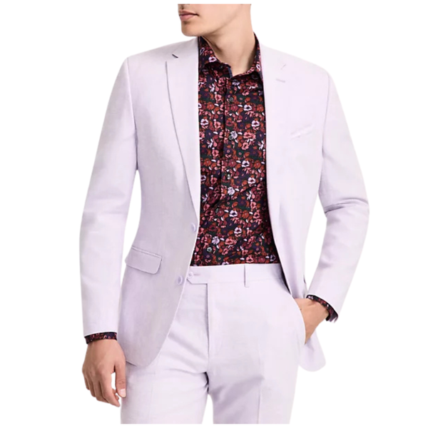 Bar III Men's Slim-Fit Linen Suit Jacket