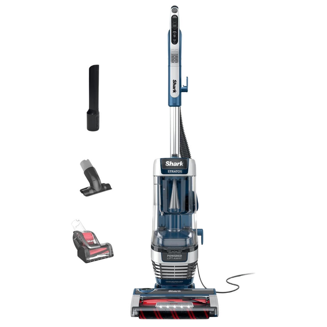 Shark Stratos Upright Vacuum With DuoClean PowerFins HairPro
