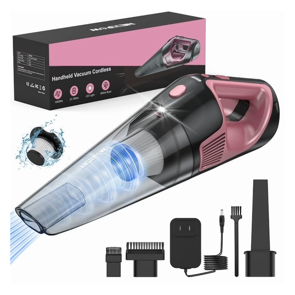 10000Pa Handheld 8400mAh Cordless Car Vacuum Cleaner (2 Colors)