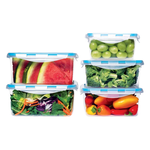 Art & Cook 10-Piece Plastic Food Storage Container Set