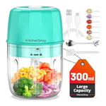 300ml KitchekShop Portable & Cordless Mini Food Processor