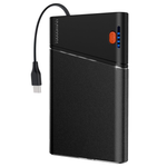 10000mAh Aaoyun 22.5W PD Portable Power Bank with Built-in USB-C Cable