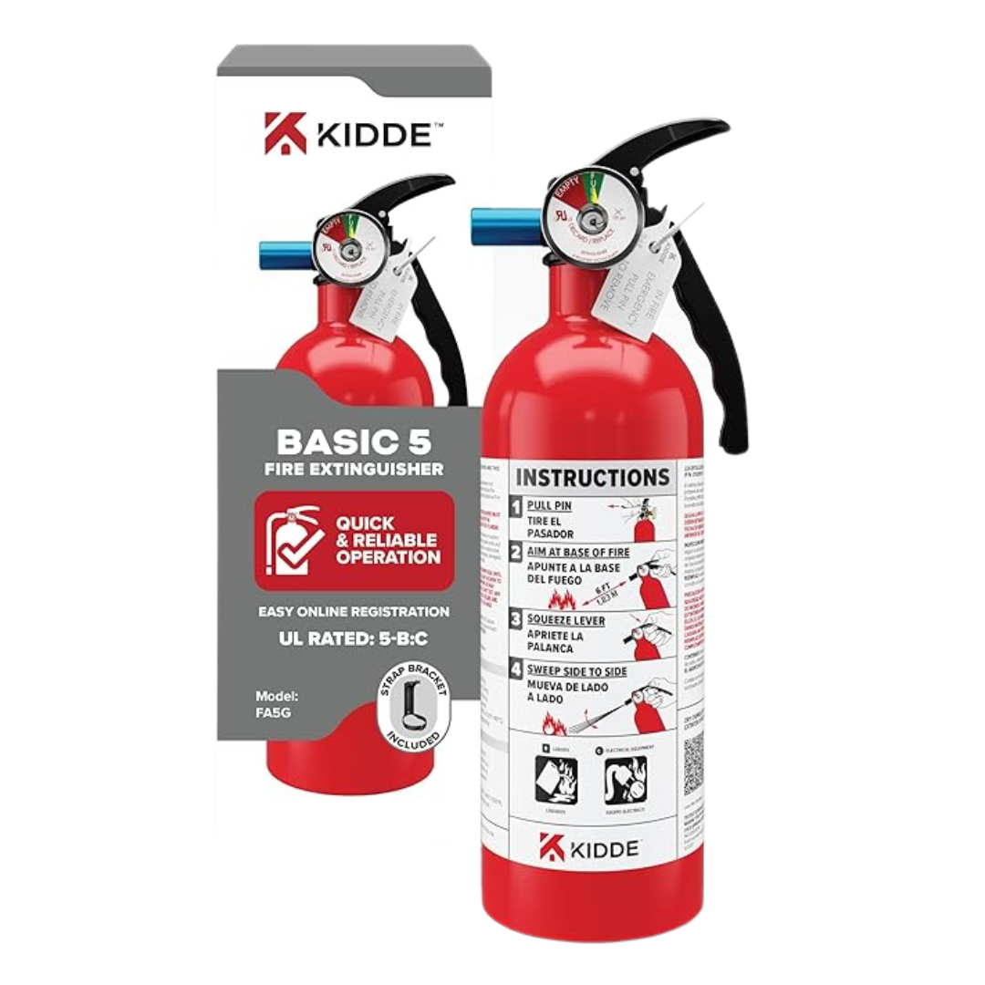 Kidde USCG Approved Fire Extinguisher with Strap Bracket