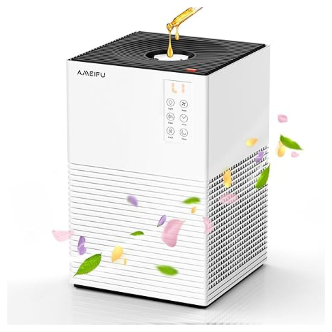 AMEIFU H13 HEPA Air Purifier for Large Rooms up to 1200 sq ft