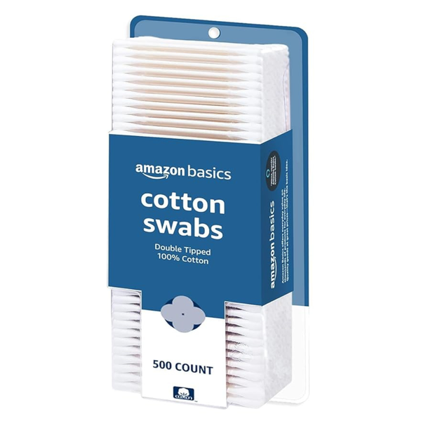 Amazon Basics Cotton Swabs (500 Count)