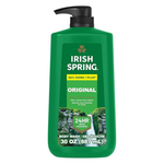 Irish Spring Original Moisturizing Body Wash For Men, Cool Fresh Scent (30 Fl Oz Pump Bottle)