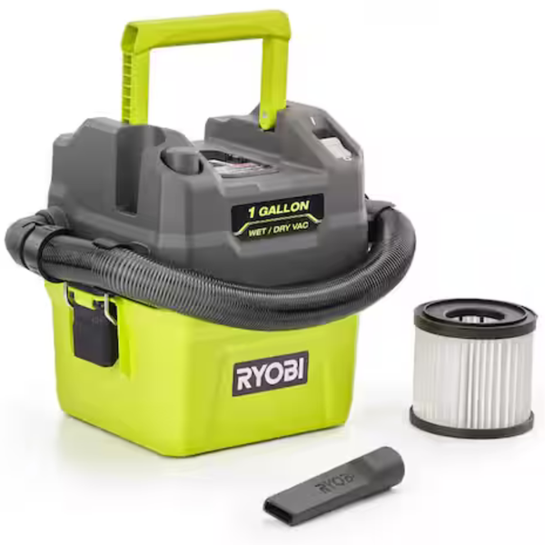 RYOBI ONE+ 18V Cordless 1 Gal. Wet/Dry Vacuum (Tool Only)