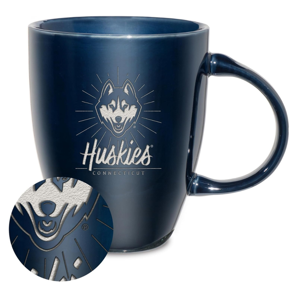 18oz Laser Engraved Ceramic Lustre Mug