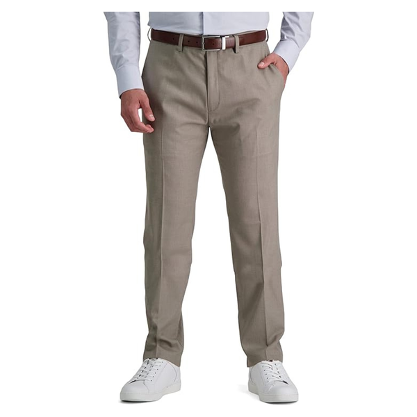 Kenneth Cole Reaction Men's Stria Flat Front Dress Pant