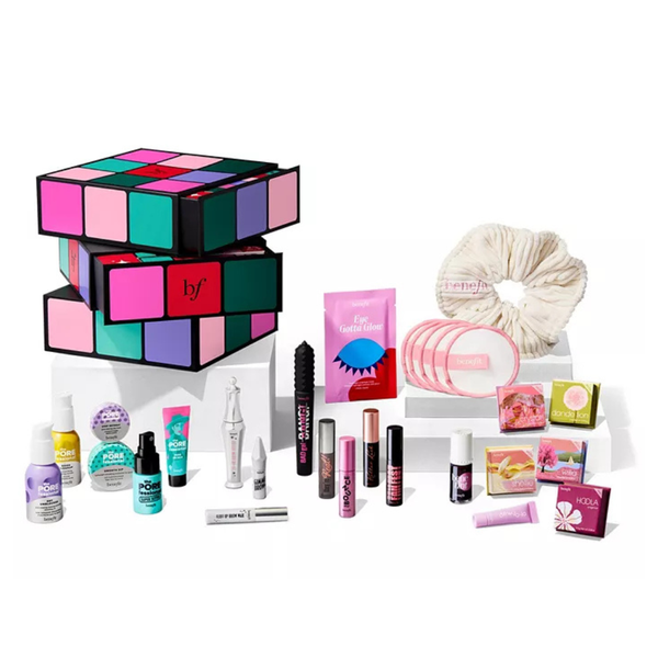 24-Piece Benefit Cosmetics Glam Cube Makeup Advent Calendar Gift Set