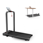 300 lb Capacity Under Desk Walking Pad Treadmill W/ Handle Bar