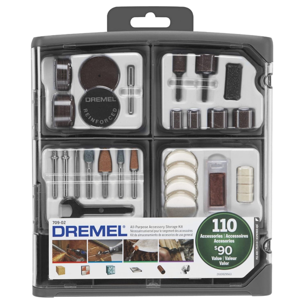 110-Piece Dremel All-Purpose Rotary Tool Accessory Kit