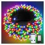 100FT ROSCOO 300-LED Outdoor Multicolor String Lights With Remote