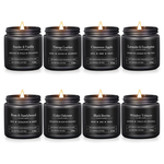 8-Pack FOMICO Aromatherapy Scented Candles Set (Assorted)