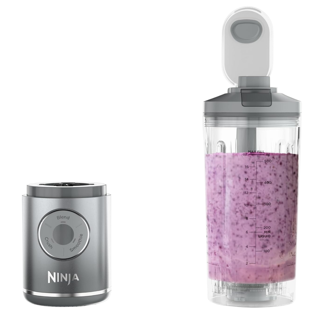 Ninja Blast Max Portable Blender With 22oz Twist & Go Vessel (Silver)