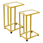 2-Count Fixwal C-Shaped End Table Set