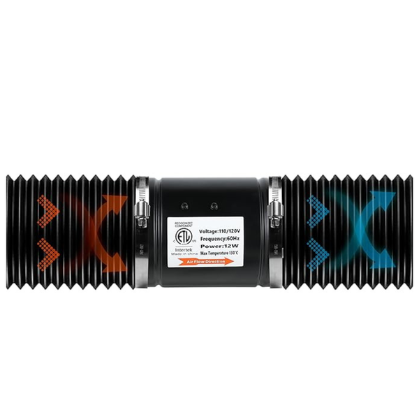 4" 106 CFM Exhaust HVAC Ventilation Fan