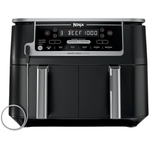 Ninja DZ550 Foodi 10 Quart 6-In-1 DualZone Smart XL Air Fryer With 2 Independent Baskets, Smart Cook Thermometer