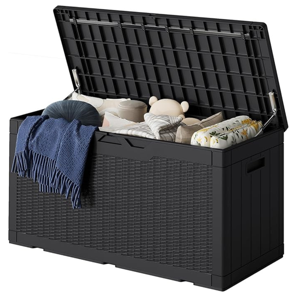 100-Gallon Greesum Outdoor Storage Resin Deck Box