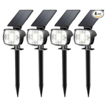 4-Pack Kaxiida Ultra Bright LED Landscape Uplights Spotlight