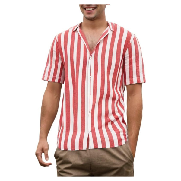 Men's Hawaiian Short Sleeves Printed Shirt