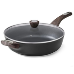 Sensarte 12" 5 Qt Nonstick Deep Frying Pan With Lid