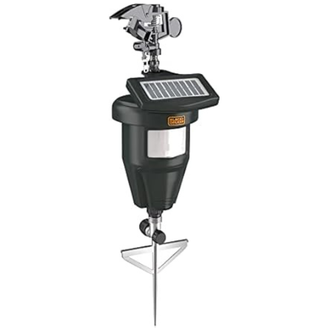 Solar Motion-Activated Water Spray Animal Repellent
