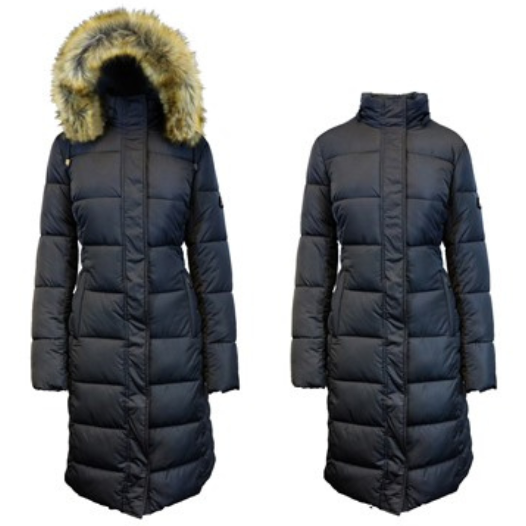 Spire By Galaxy Women's Long Zip Parka Jacket