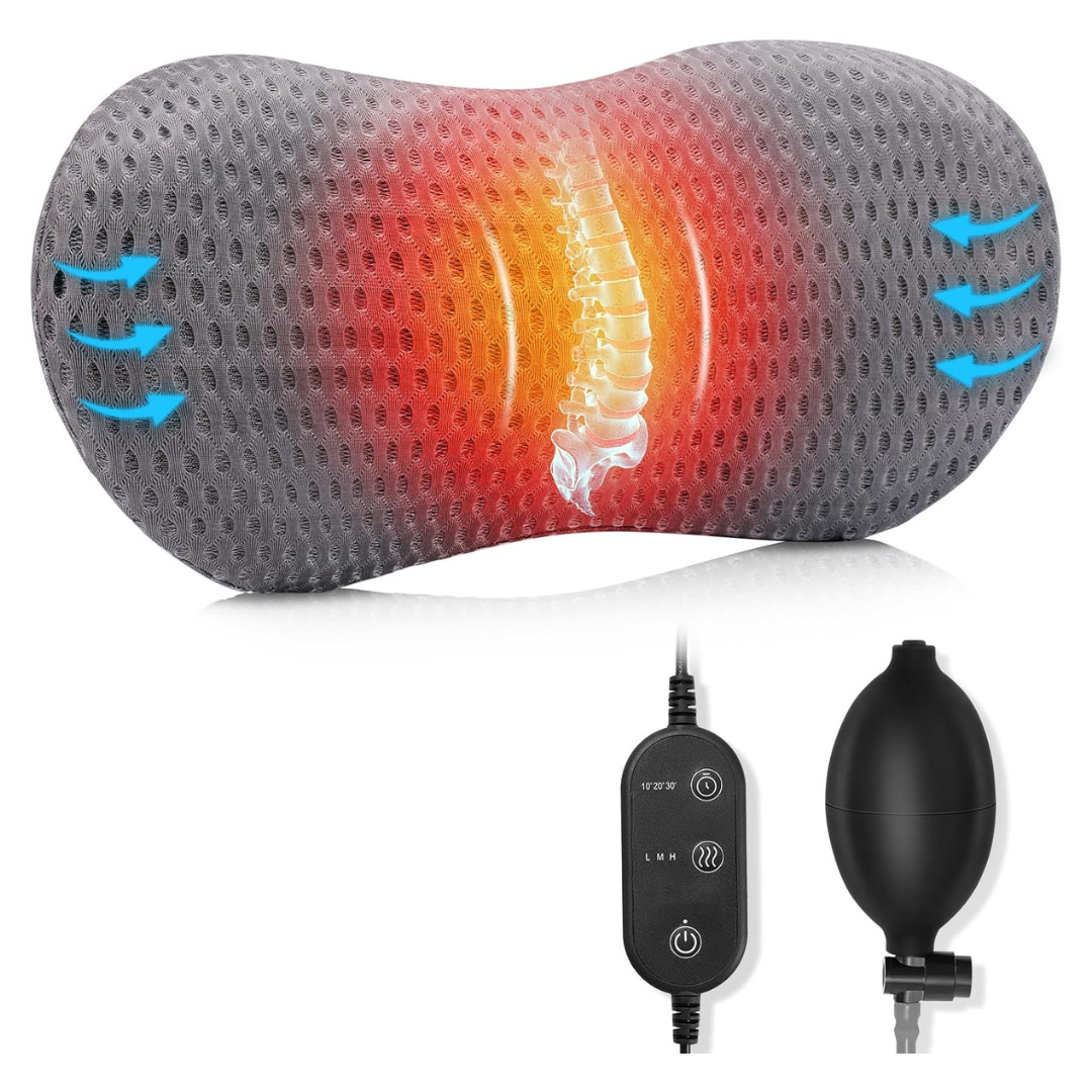 Corded Electric Heated Lumbar Support Pillow
