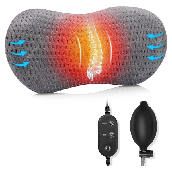 Corded Electric Heated Lumbar Support Pillow