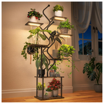 63" 7-Tier Indoor Plant Shelf With Grow Light
