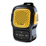 IPX7 Waterproof Clip On Portable BT 5.3 Speaker W/ Mic