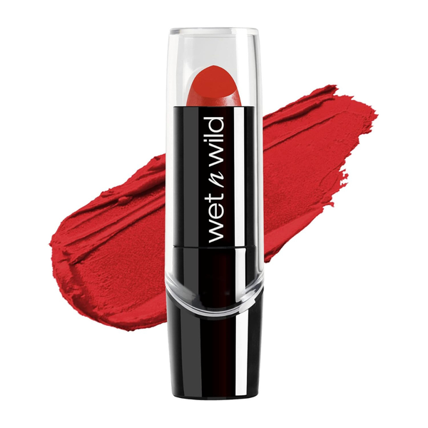 Wet n Wild Silk Finish Lipstick (Cherry Frost Red)