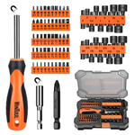 73-in-1 S2 Steel Screwdriver Bit Set With Nut Drivers