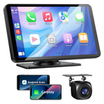 Vukarual 7" Portable Wireless CarPlay & Android Auto Screen