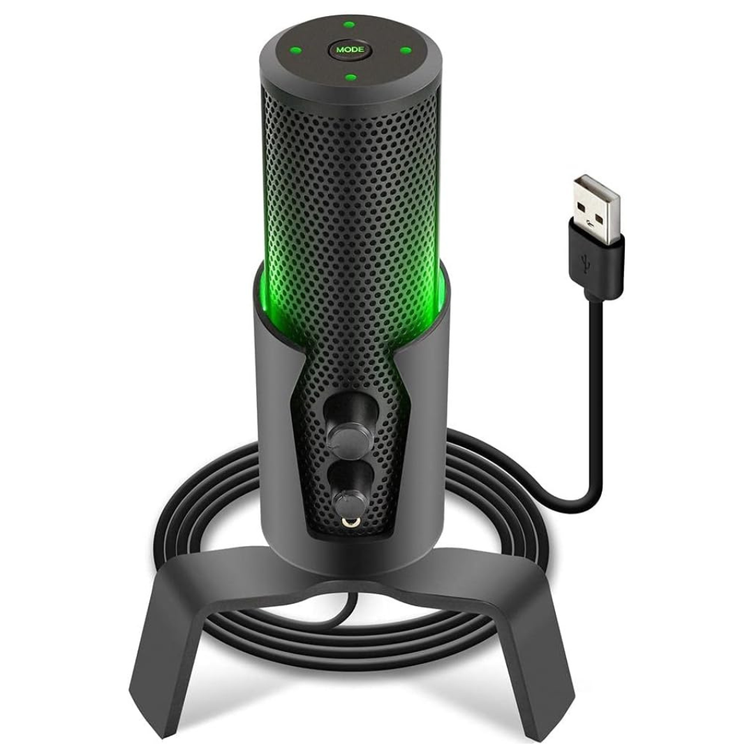 Pickup Pattern RGB USB Computer Desktop Microphone