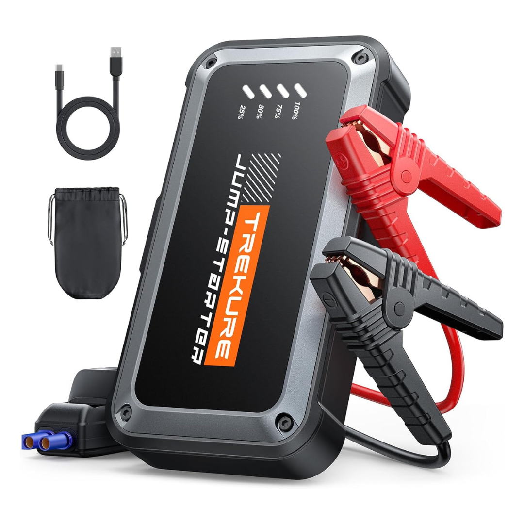 TREKURE 4000A Portable Car Jump Starter 16800mAh Jumper Box