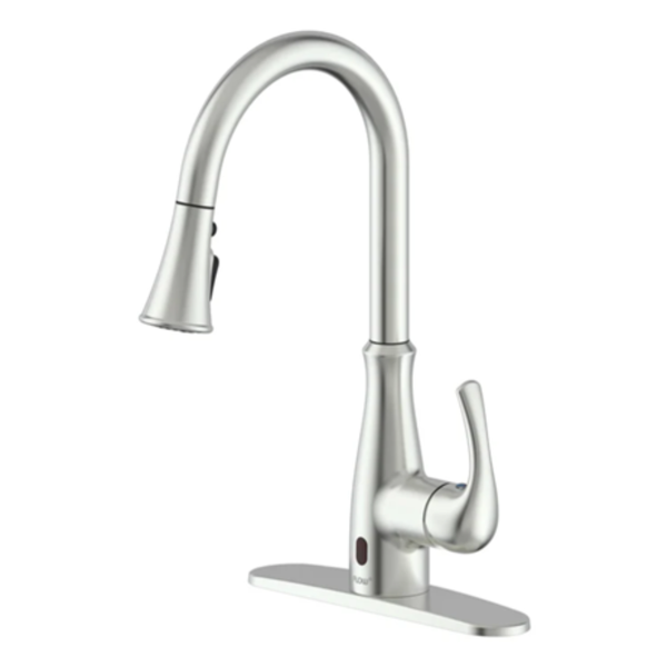 FLOW Single Handle Pull-Down Kitchen Faucet With Motion Sensing Technology