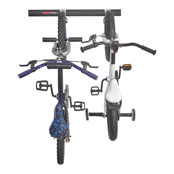 Rubbermaid FastTrack Garage 3-Piece Black Steel Bike Rack