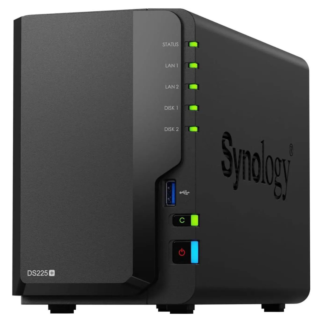 Synology 2-Bay DiskStation DS225+ Diskless NAS Enclosure