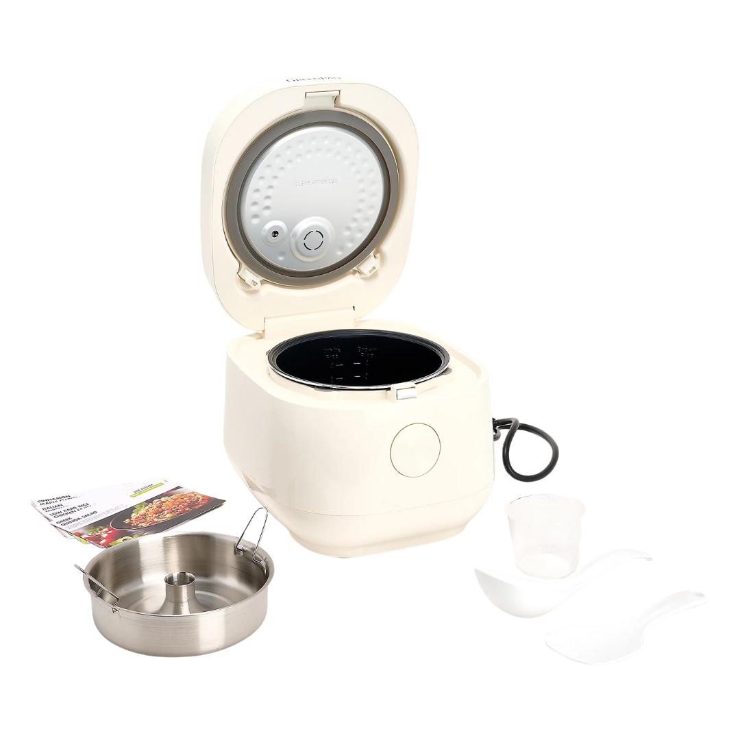 8-Cup GreenPan Fuzzy Logic Carb Reducing Rice Cooker & Tools (4 Colors)