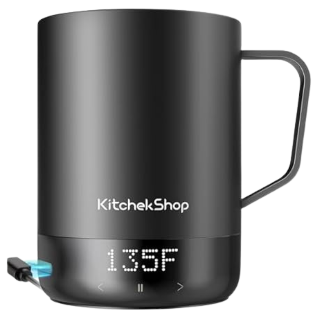16oz Rechargeable Smart Self-Heating Coffee Mug Warmer