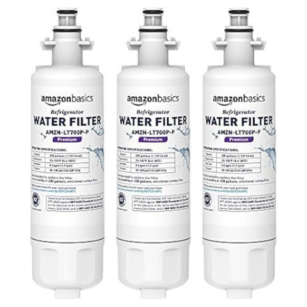 3-Pack Replacement LG LT700P Refrigerator Water Filter